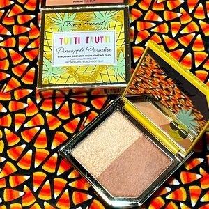 BNIB Too Faced TUTTI FRUTTI Pineapple Paradise Bronzer Highlight Duo